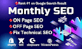 expert complete white hat monthly SEO service for wordpress shopify wix shopware