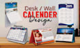 do amazing wall or desk calendar design quickly