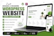 create a professional business wordpress website design and development