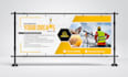 design a construction banner, billboard, signage, signboard for your business