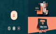 create a branding kit, identity for a cafe, coffee and restaurant