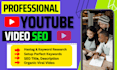 be your video SEO expert on youtube
