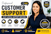 provide fast customer service, live chat and email support