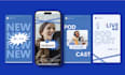 create a modern, business social media design