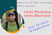 data entry data extraction photo editing logo design