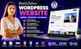 build and customize wordpress website