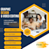 expert graphic design and dynamic video editing