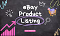 do ebay product listing, ebay product upload, ebay lister