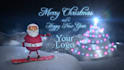 customize amazing christmas greetings video