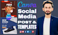 design social media posts, banners, templates on canva pro