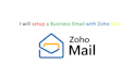setup business mail with zoho mail