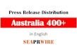 australia press release distribution in australian media via seaprwire