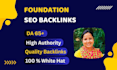 build foundation SEO backlinks to help your google rankings