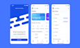 design fintech mobile and web app UI UX