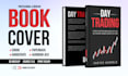 create modern, minimalist book cover or kindle cover, ebook cover design