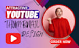 design custom youtube thumbnail, gaming thumbnail in 12hrs