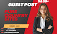 provide guest post on pure country sites