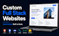 build a custom full stack website for your small business