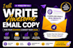 write high converting email copy with consultation for email marketing campaign