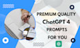 writing custom prompts designed for chatgpt and ai models