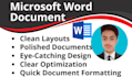 create,format and redesign your microsoft word document formatting
