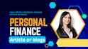 write a personal finance blogs or article at any topic