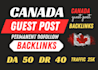 guest post on a canada blog with da 50 plus