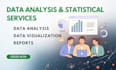 do data analysis and make report using rstudio, spss, sas and python