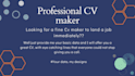 make professional custom CV