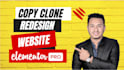 duplicate or copy clone website using elementor pro