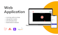 create web application using PHP laravel with unlimited pages