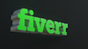 create a 3d rotating logo animation spin loop