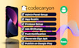 reskin, configure android app and install admin panel