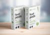 do minimal packaging box and label design and 3d mockup with logo