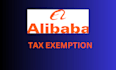 do alibaba tax exemption