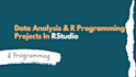 do data analysis, r studio coding and r programming language