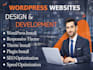develop a professional wordpress website