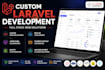 develop custom laravel web application