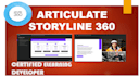 design your elearning course on articulate storyline, rise