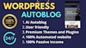 create an automated wordpress website or news autoblog