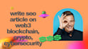 write seo article on web3 blockchain, crypto, cybersecurity