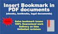 add bookmarks of ebooks and convert docs in PDF