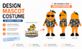 design mascot costume for your brand