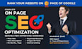 do on page SEO optimization to improve website rankings