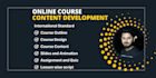 create your online course title, descriptions, slides, objectives