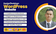 develop professional responsive wordpress website design