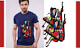 design a creative arabic calligraphy t shirt design