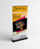 do a creative signage roll up banner design