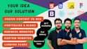 do responsive and custom website development HTML CSS js bootstrap react next