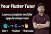 teach you app development in flutter using dart and firebase